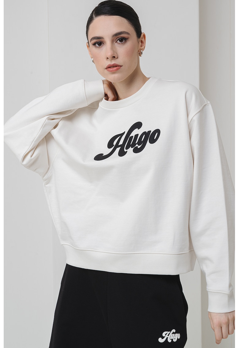 Свободен суитшърт с лого HUGO