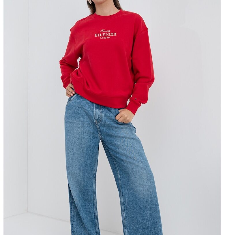 Свободен суитшърт с лого Tommy Hilfiger