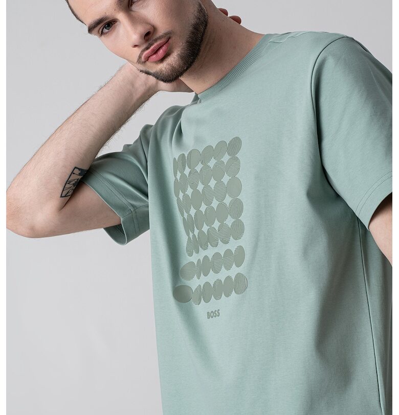 Свободна памучна тениска BOSS