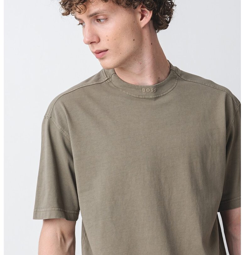 Свободна памучна тениска BOSS