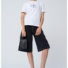 Свободна памучна тениска с лого CALVIN KLEIN JEANS
