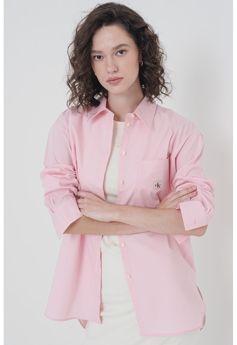 Свободна риза с джоб на гърдите CALVIN KLEIN JEANS