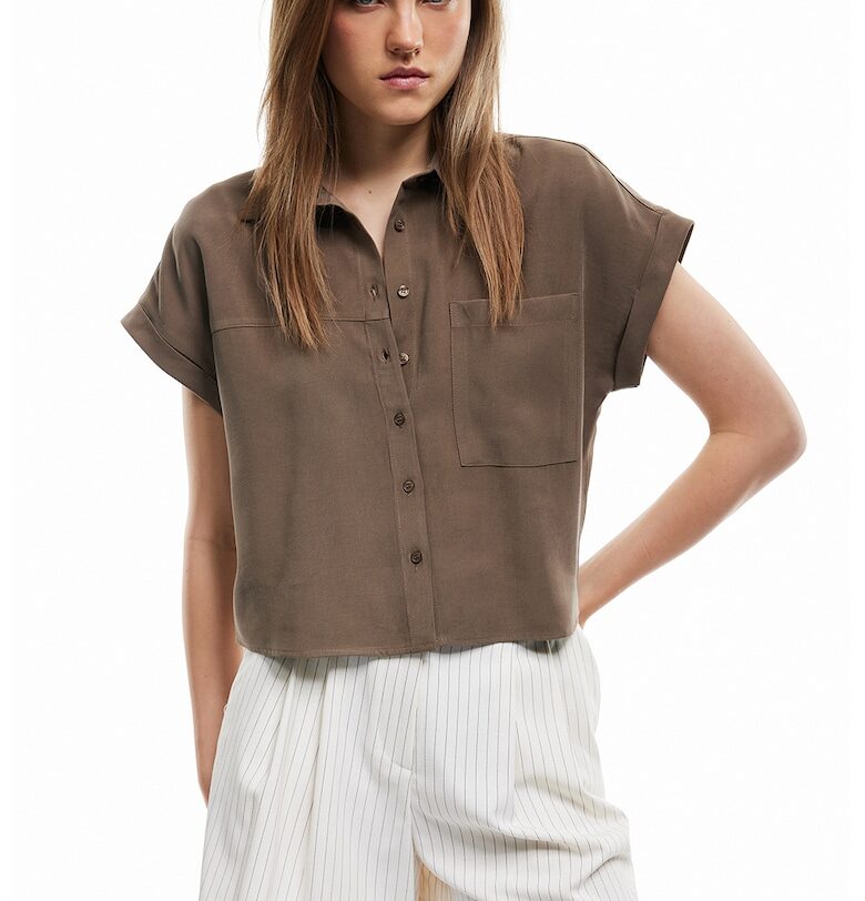 Свободна риза с джоб на гърдите KOTON