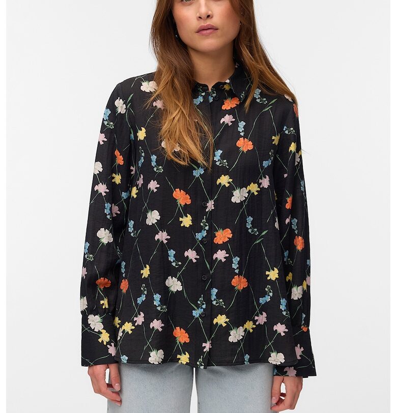 Свободна риза с лен Vero Moda