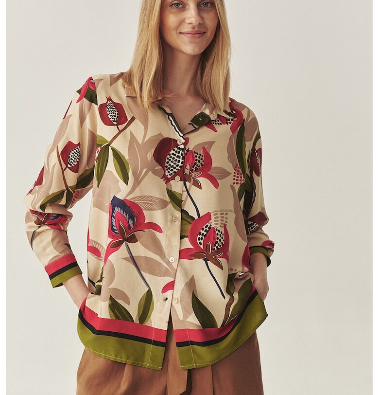 Свободна риза с шарка Tatuum