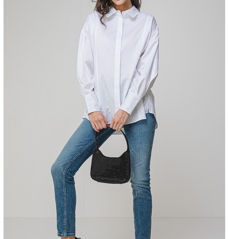 Свободна риза със скрито закопчаване GUESS