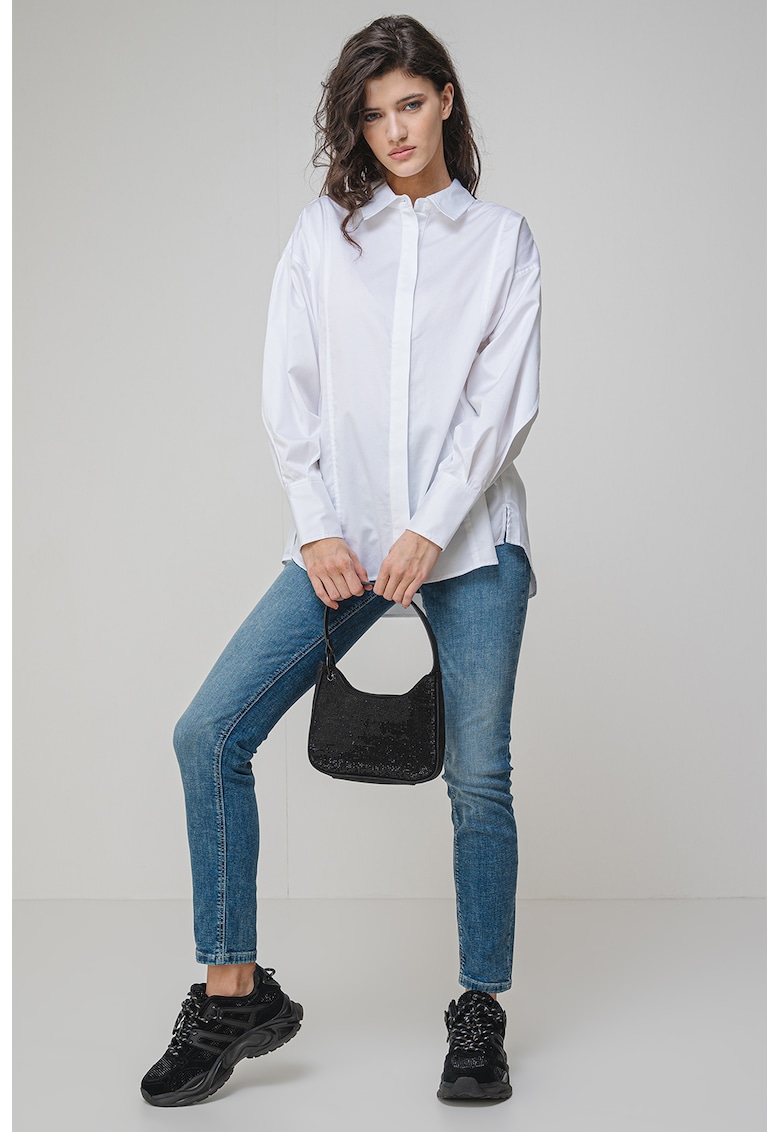 Свободна риза със скрито закопчаване GUESS