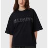 Свободна тениска Amelie с апликации с перли AllSaints