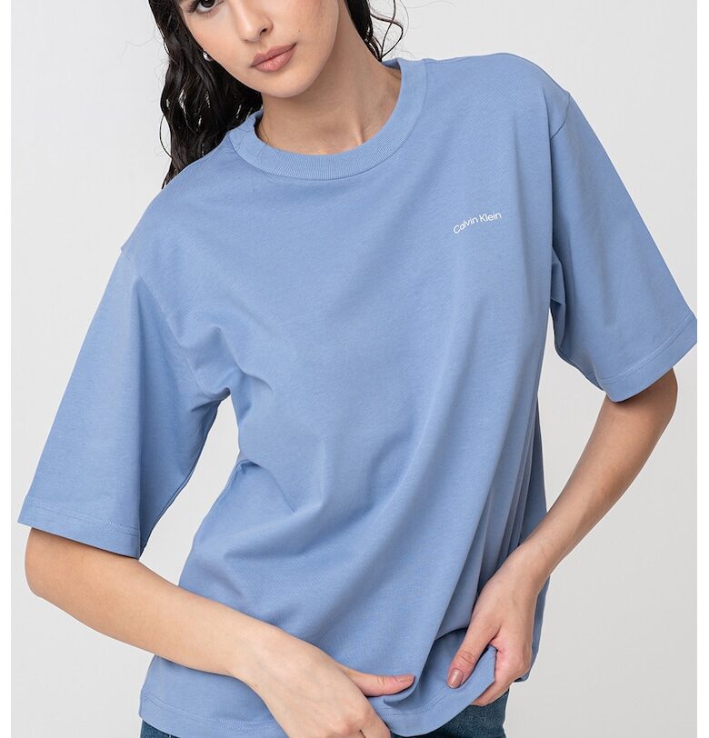 Свободна тениска от органичен памук CALVIN KLEIN JEANS
