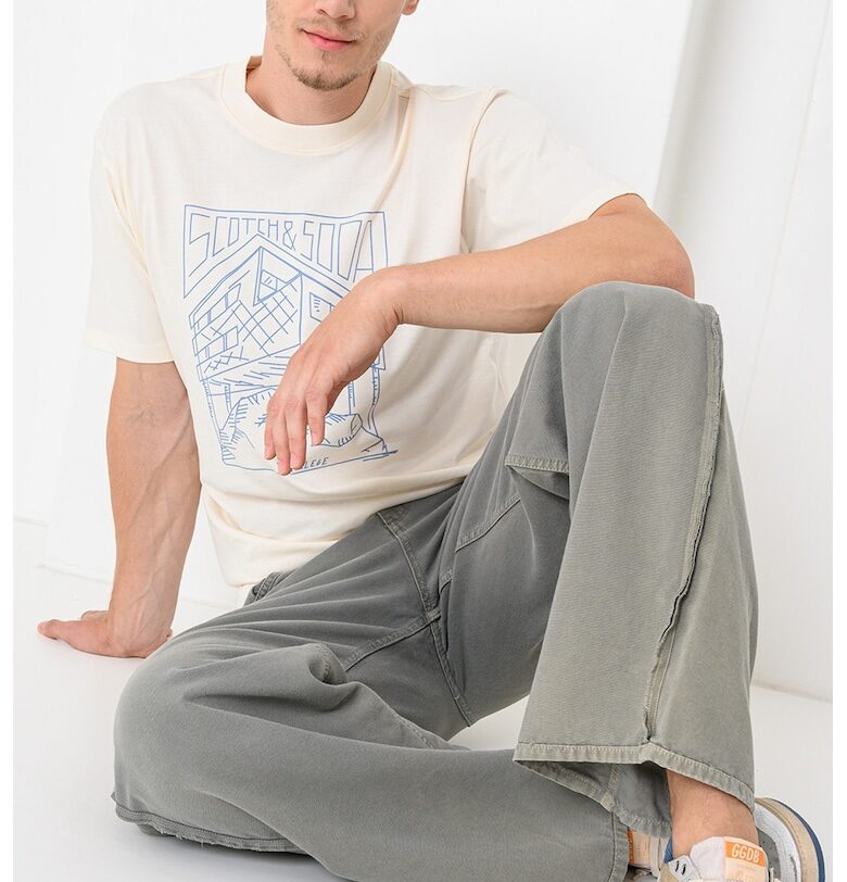 Свободна тениска от памук Scotch  Soda