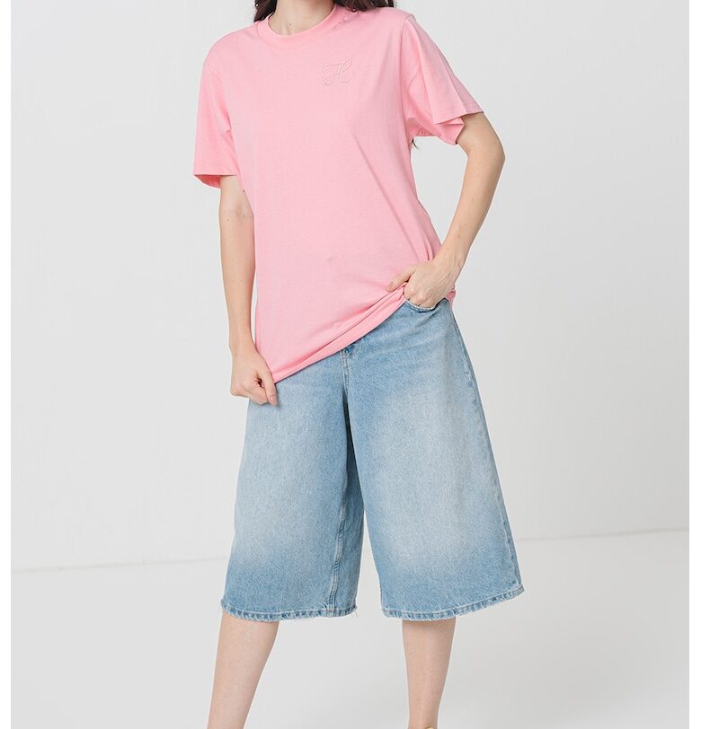 Свободна тениска Vintage с бродирано лого HUGO