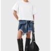 Свободна тениска с бухнали ръкави AllSaints