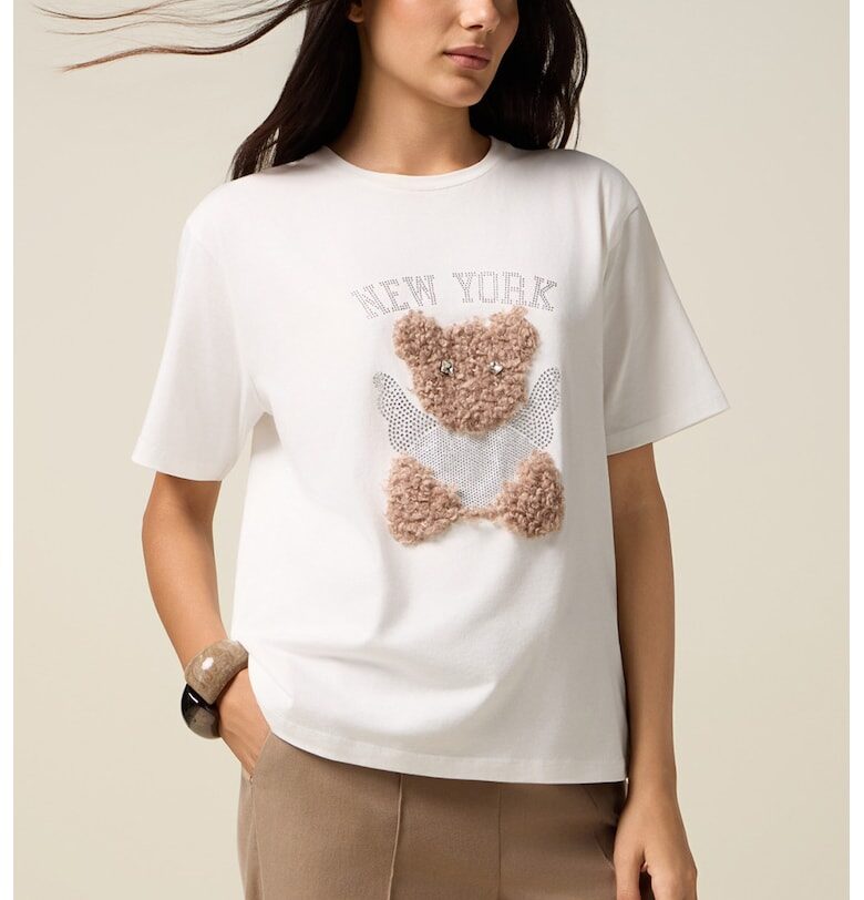 Свободна тениска с графика Oltre