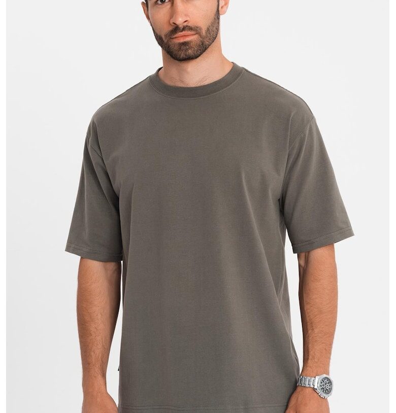 Свободна тениска с овално деколте OMBRE