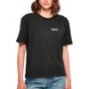 Свободна тениска с шарка на гърба Mister tee