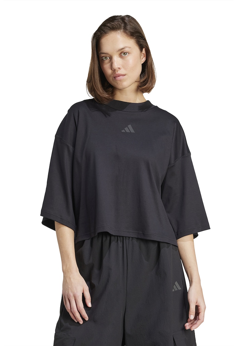 Свободна тениска със среднодълги ръкави adidas Sportswear