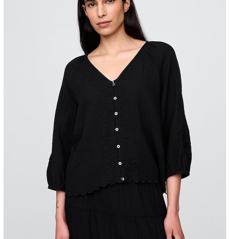 Свободна шпиц блуза GAP