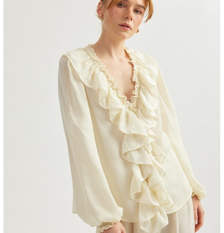 Свободна шпиц блуза KOTON