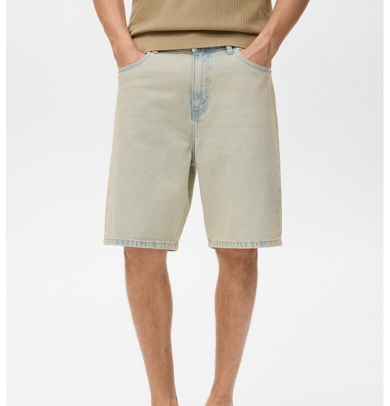 Свободни бермуди от деним Mango