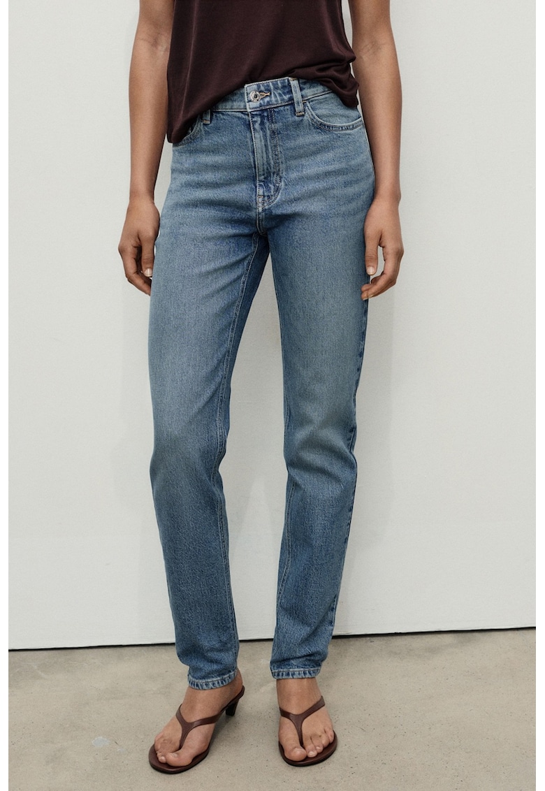 Дънки Mon с висока талия Mango