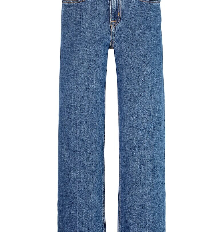 Свободни памучни дънки CALVIN KLEIN