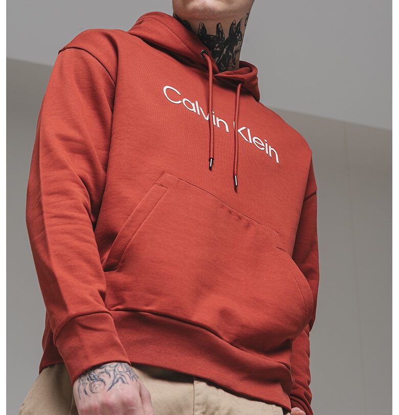 Свободно памучно худи CALVIN KLEIN