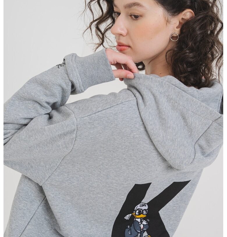 Свободно худи с принт Karl Lagerfeld