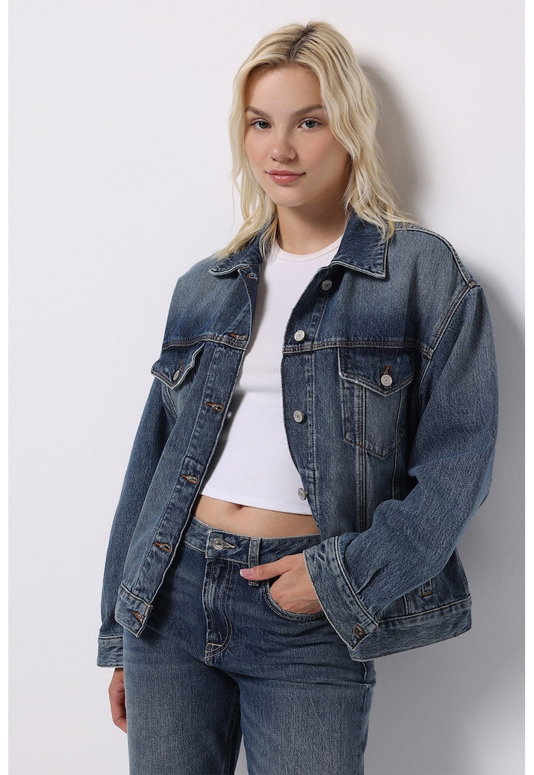 Свободно яке от деним COLINS