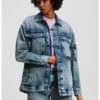 Свободно яке от деним с джобове KARL LAGERFELD JEANS