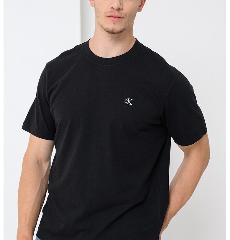 Семпла тениска с овално деколте CALVIN KLEIN JEANS