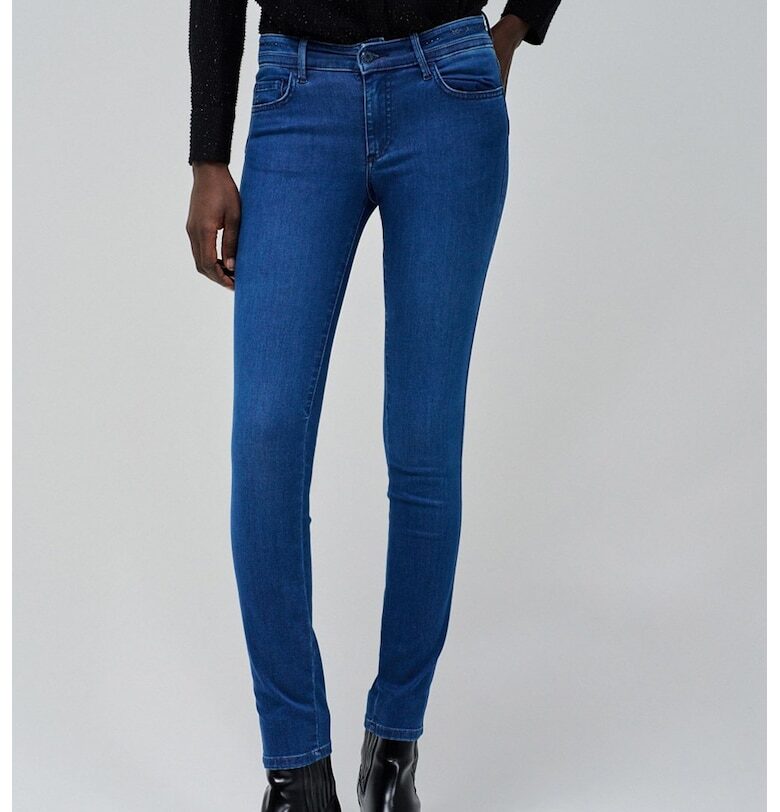 Скини дънки Wonder с ниска талия и прибиращ ефект Salsa Jeans