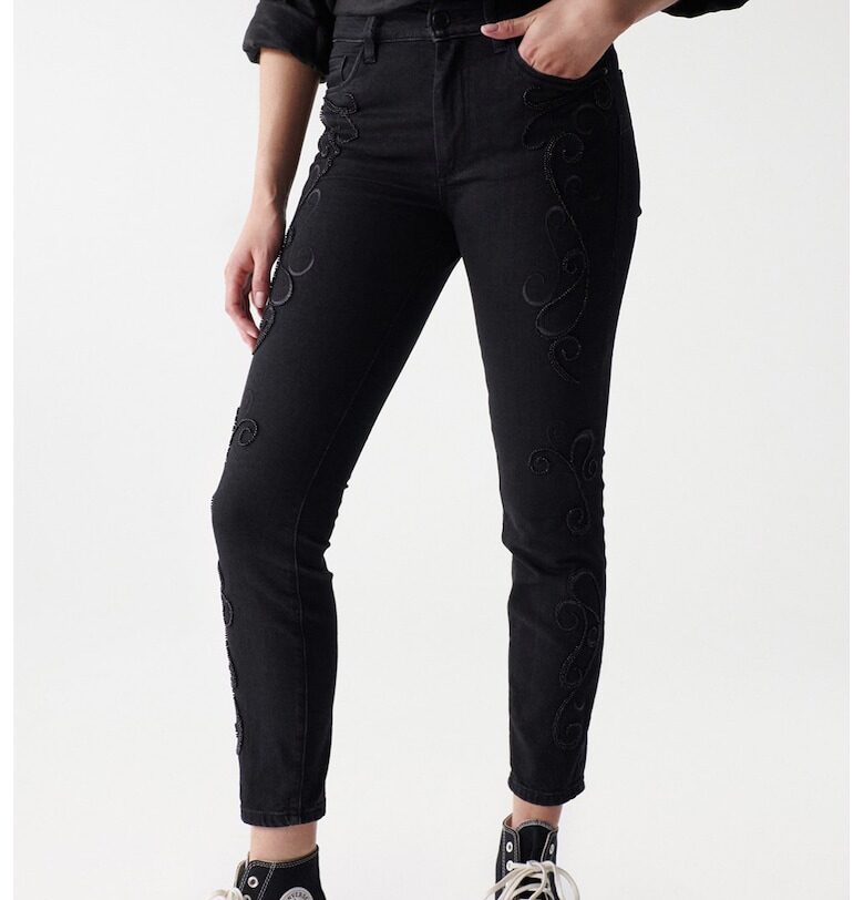 Скини дънки с висока талия Salsa Jeans