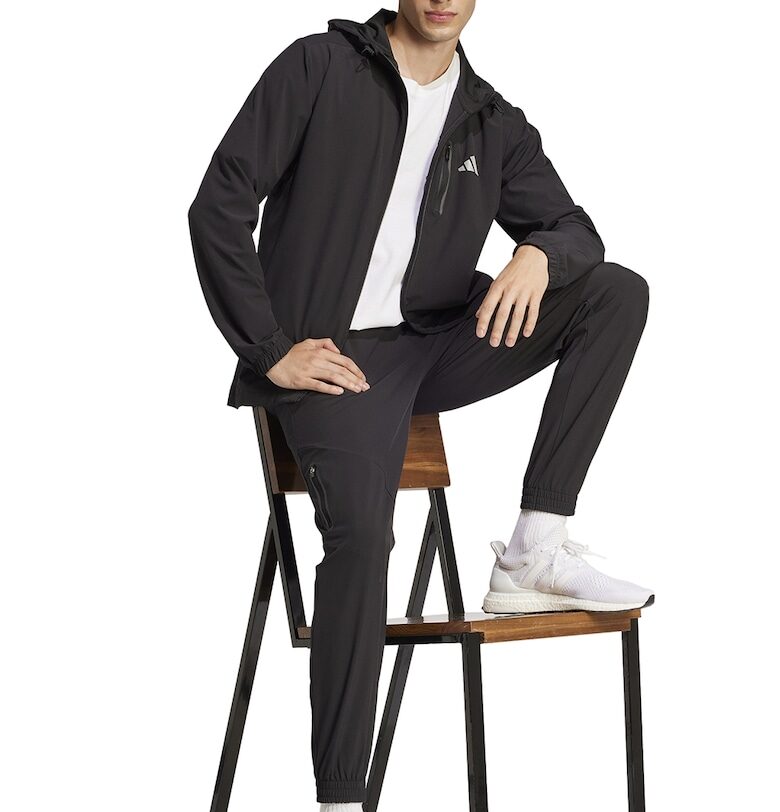 Скосен панталон с еластична талия adidas Sportswear