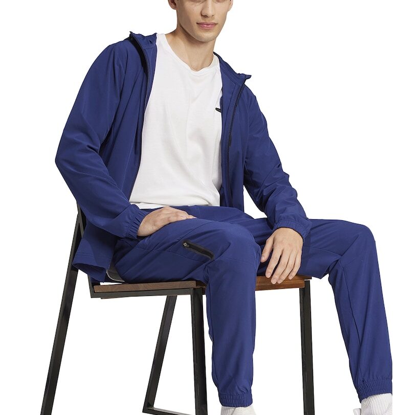 Скосен панталон с еластична талия adidas Sportswear