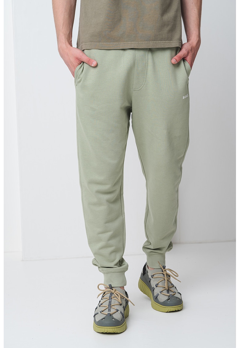 Скосен спортен панталон с връзка BOSS