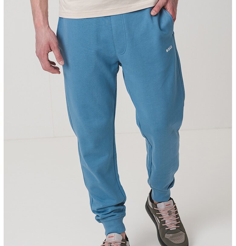 Скосен спортен панталон с връзка BOSS