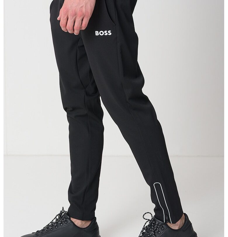 Скосен спортен панталон с връзка BOSS