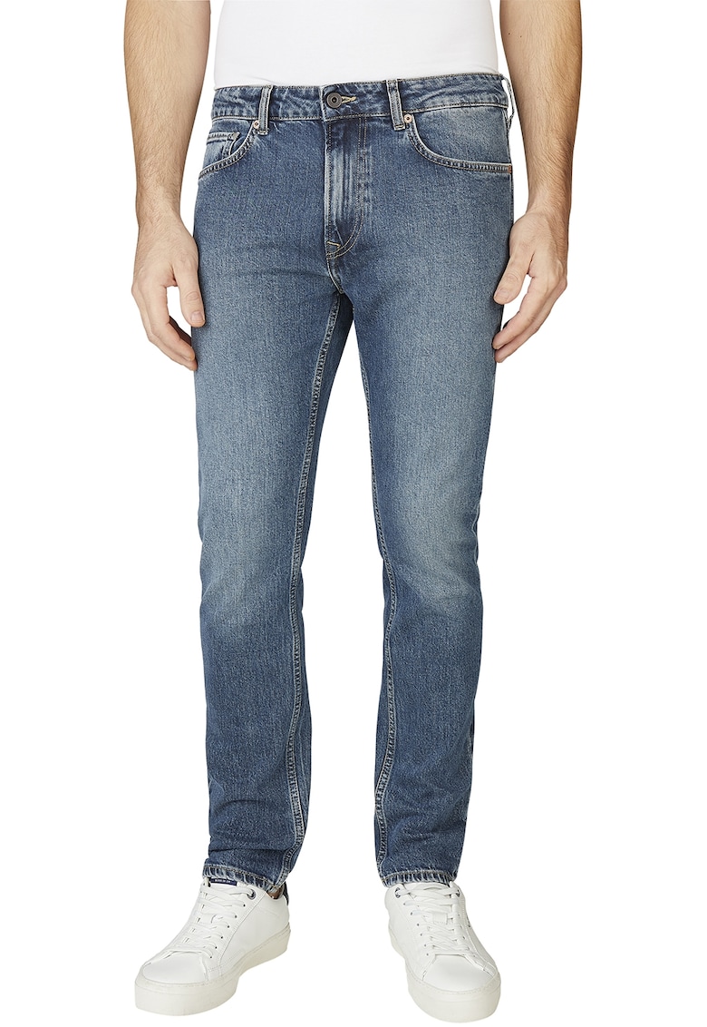 Скосени дънки с миди талия Pepe Jeans London