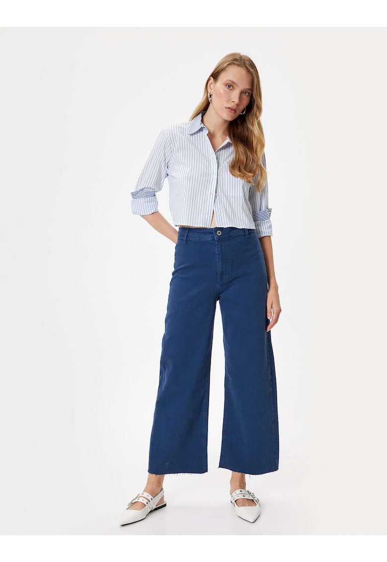 Скъсени дънки с широк крачол KOTON