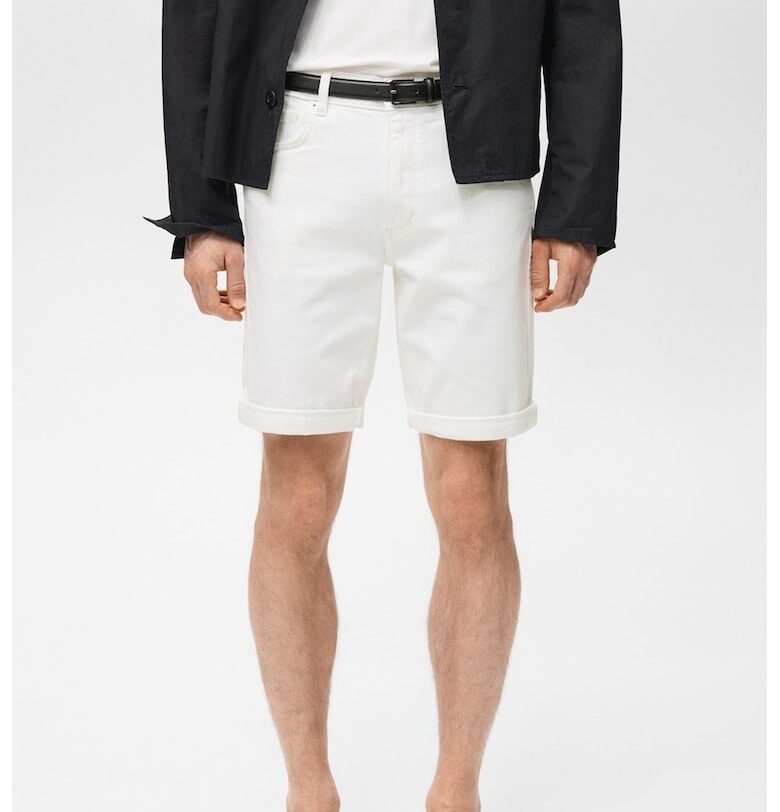 Слим бермуди от деним Mango