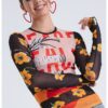 Слим блуза с лого Moschino Jeans