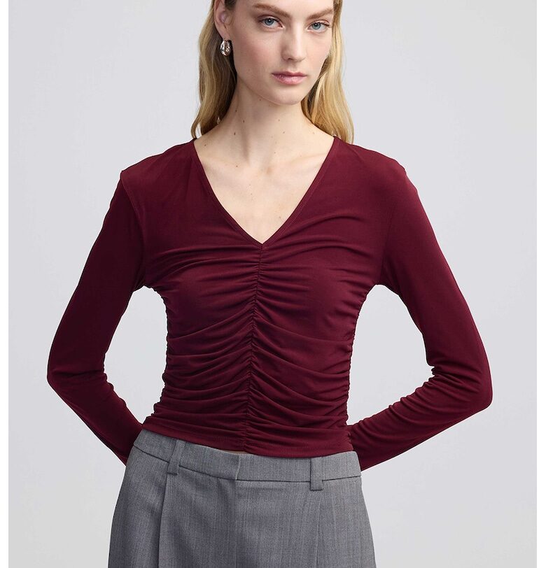 Слим блуза с набирания Ipekyol