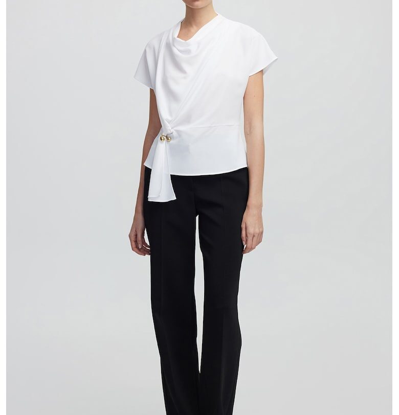 Слим блуза с овално деколте Ipekyol