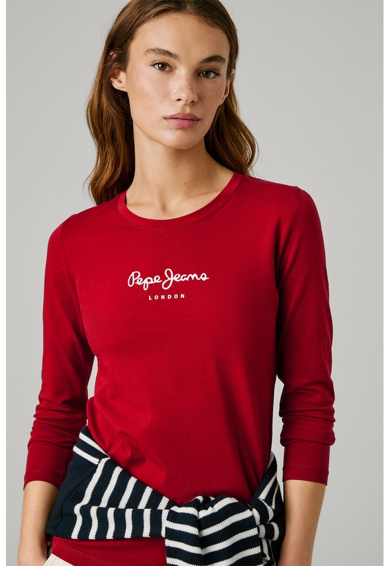 Слим блуза с памук Pepe Jeans London