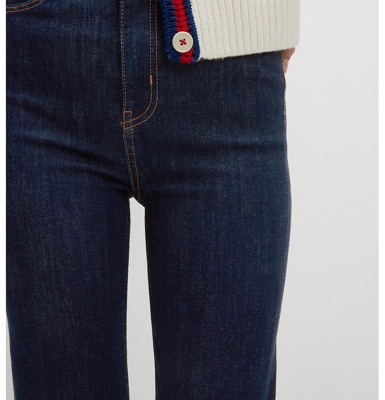 Слим дънки с висока талия Marks  Spencer