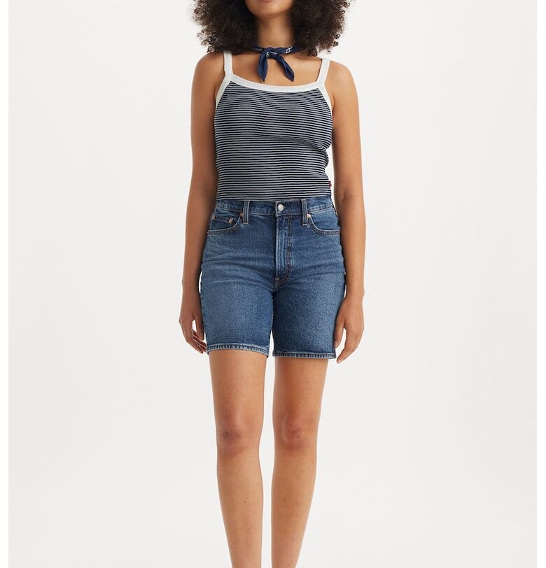 Слим дънкови бермуди Levis