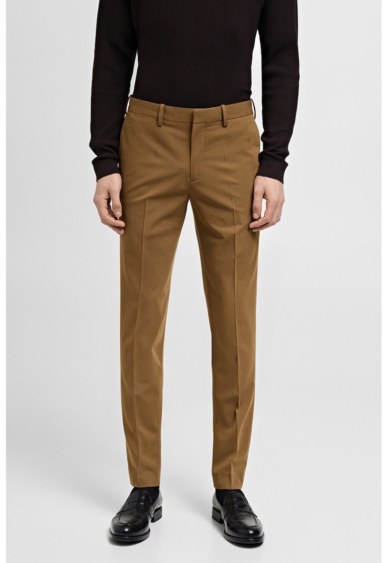 Слим еластичен панталон Mango