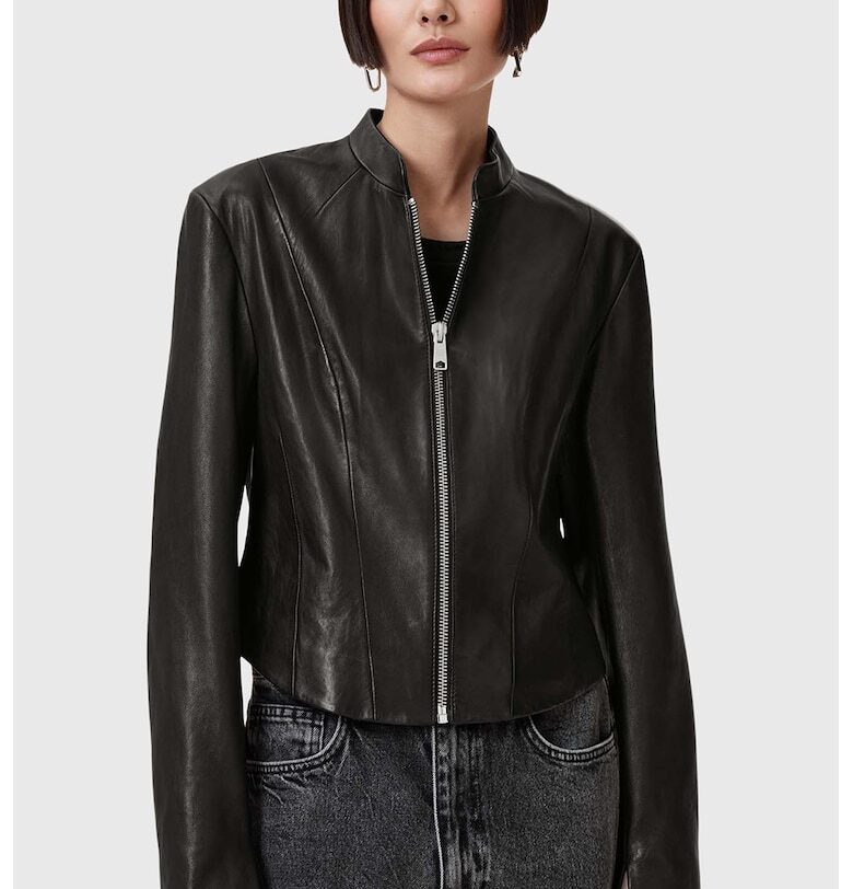 Слим кожено яке Sadler AllSaints