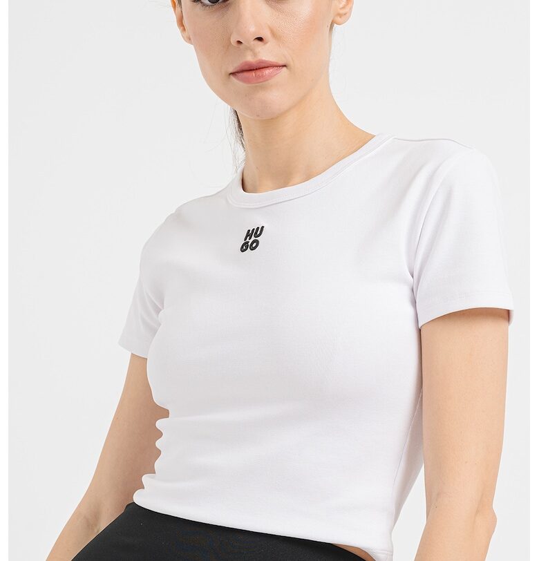 Слим къса тениска Delanor HUGO