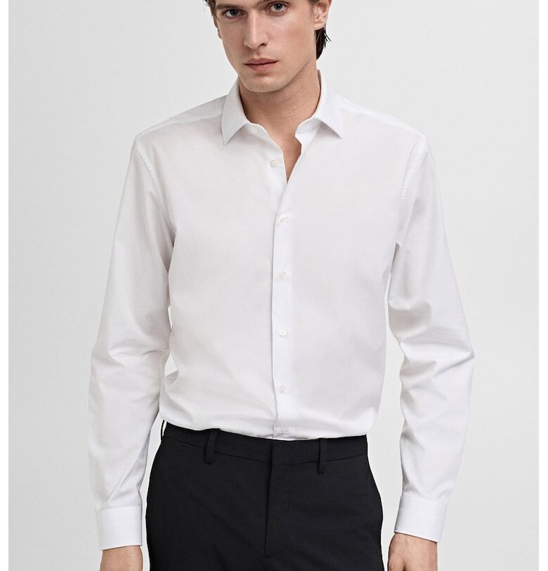 Слим памучна риза Mango